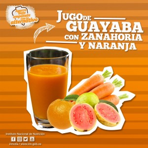 jugo de guayaba zanahoria y naranja
