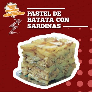 pastel de batata y sardinas
